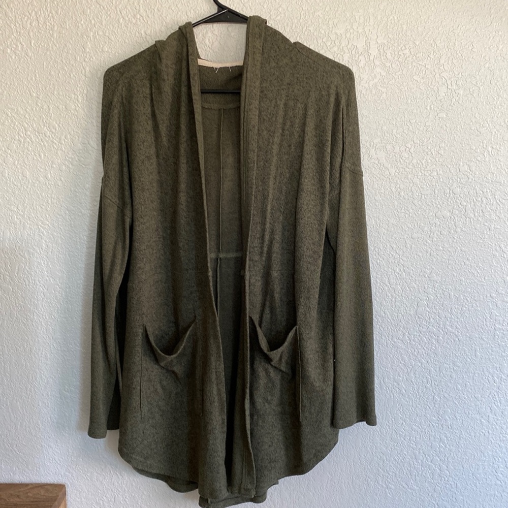 BDG Urban Outfitters, Hooded Sweater, Dark Green, Size Medium
